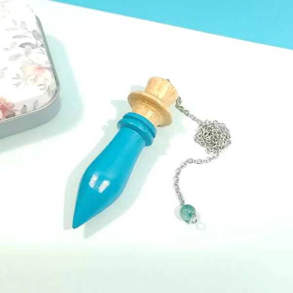 Pendule divinatoire modèle Sirius - bleu turquoise