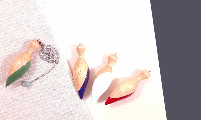 Pendules divinatoires modèle Maia en couleur